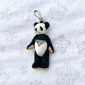 Prada panda keychain